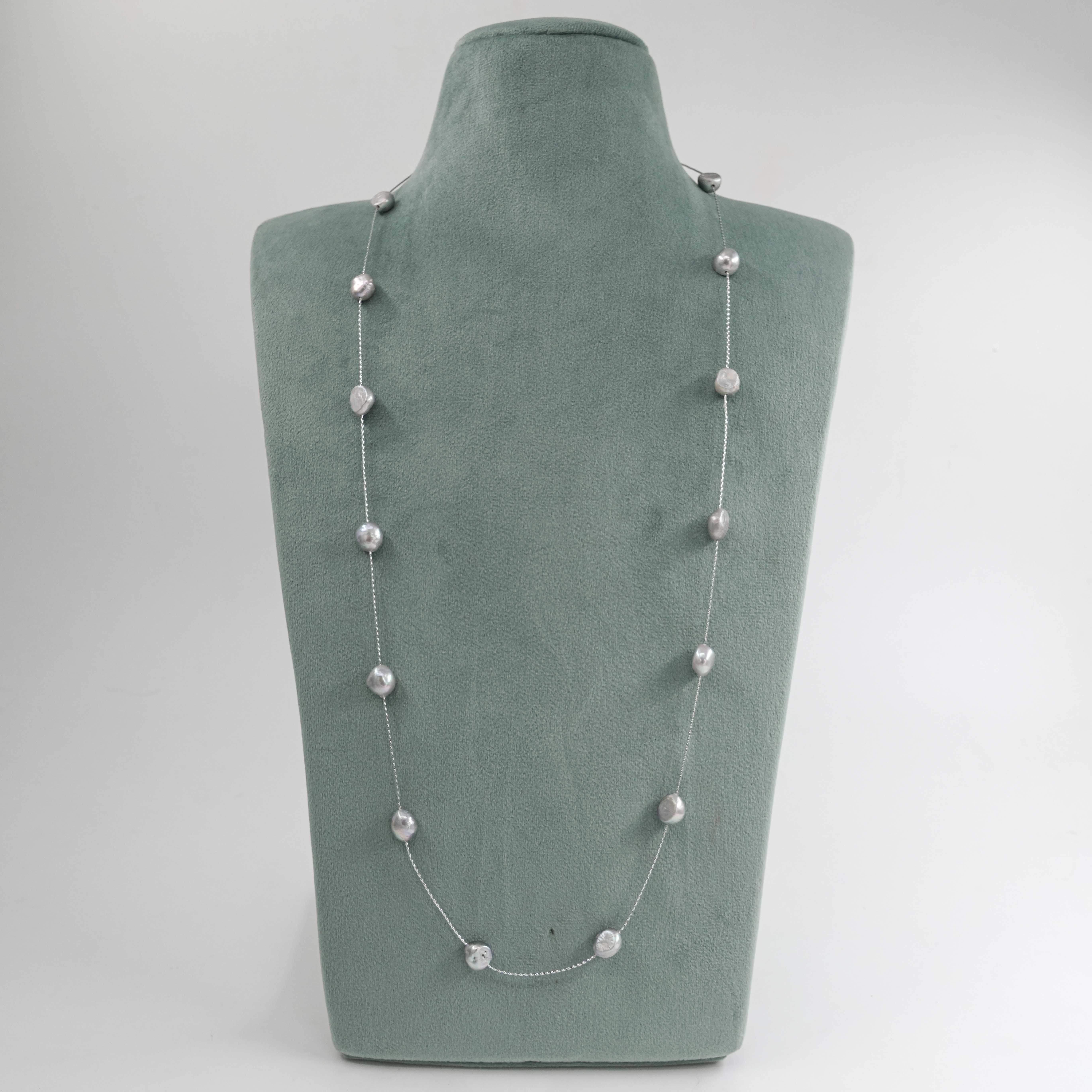 Baroque Single Layered Pearl Fancy Chain